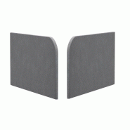 Armoire lit escamotable Dynamo Sofa - Canapé avec accoudoirs en microfibre gris - Couchage 140x200 cm avec sommier à lattes_5