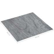 Vidaxl planches de plancher autoadhésives 20 pcs pvc 1,86m² gris clair 330164_5