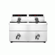 Friteuse à induction avec robinet de vidange 2x8L 230V HENDI_5