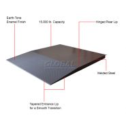 Wb985718 - Rampe d'accès pour conteneur en acier - Global Equipment Company Inc - capacité 15 000 lbs_5