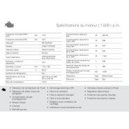 GTW-2080 T5 50 Hz triphasé - Groupe électrogène industriel 2080 kVA Genelec - MITSUBISHI et alternateur STAMFORD_5