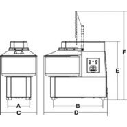 Pétrin à pizza avec moteur protégé thermiquement