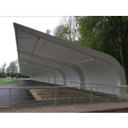 Couverture  piste d'athlétisme 115 m x 9.60 m - Normandie Structures
