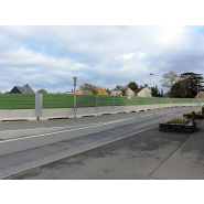 Palissade tôle bac acier pour l'accès, la fermeture, le contrôle et la sécurité des chantiers, des espaces publics et des lieux de rassemblement_5