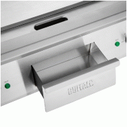 Plancha électrique en chrome double zone L 790 mm - Buffalo - JE876_5