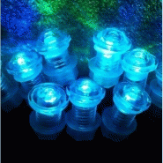 Lot de 9 luminaires chromothérapie étanches IP68 - 12V - Pour salle de bain, hammam ou spa_5