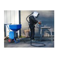 Équipement de sablage optimisé pour une autonomie maximale