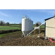 Silo GATINE 320 avec Cône incolore 100% translucide - 25m3 Ø2700_5