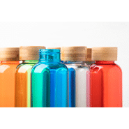 Bouteille en RPET - Couvercle en bambou - 500 ml - Sans BPA_5