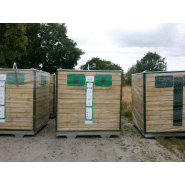 Colonne aérienne d'apport volontaire polytri bois_5