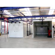 Équipement thermolaquage pour mobiliers métalliques et urbains