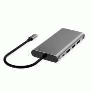 VALUE Station d'accueil USB type C, 2x HDMI (4K60 et 4K30), 1x DP 4K60, 1x VGA, 1x Gb Ethernet, 2x USB C, 2x USB A (3.2 Gen1 et USB 2.0, 1x type C PD_5