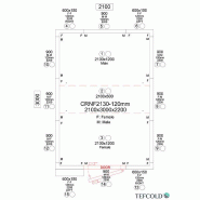 Chambre froide négative 10,06 m3 (2100 x 3000 x 2200 mm) avec monobloc de paroi_5