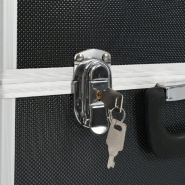 Vidaxl boîte à outils 38x22,5x34 cm noir aluminium 91849_5