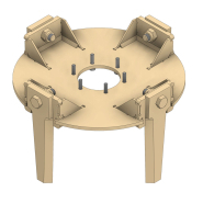 Herse rotative modulaire avec brosses de désherbage - compatible intercep Braun LUV et support pivotant mécanique modulaire_5