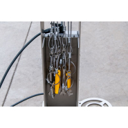 Borne de gonflage & réparation vélo tout en un personnalisable - 22 outils fournis_5