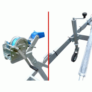 7m-2m20 1x1800kg - 1800 kg - VLEMMIX - Remorque Porte-Bateau_5