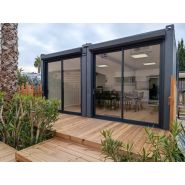 Container maritime aménagé - Bureau moderne et fonctionnel - Cargo Office Bluetainer_5