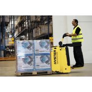 Transpalette Hyster doté d'une transmission avec engrenages hélicoïdaux en bain d'huile