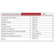 Épierreuse Kaplan 200 - Tutkun Kardesler - largeur 200cm - profondeur max. 30-35cm - collecte pierres 3 à 40cm_5