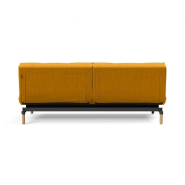 Canapé-lit Innovation Living Splitback Styletto - Pieds chêne naturel - Convertible 115x210 cm - Tissu Elegance Burned Curry_5