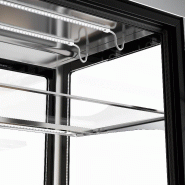 Vitrine réfrigérée 1800 mm - 1850L - double vitrage avec 3 étagères | KTG187W_5