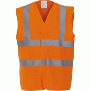 Gilet bicolore haute visibilité pour sécurité et communication