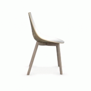 Lot de 2 chaises JAM W nougat - Piétement en frêne naturel - Design moderne et coloré - Fabrication italienne_5