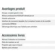 Diesel 6500 TA XL C5 Groupe électrogène - Kohler - Gamme Diesel - Puissance max 5,20 kW / 6,50 kVA - 50 Hz_5
