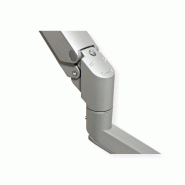 ROLINE Support double LCD, fixation sur bureau, vérin à gaz, 5 articulations, 17-23