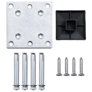 Vidaxl clôture de jardin wpc 175x105 cm gris 49075_5