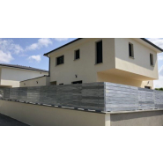 Clôture PVC quasi-occultante haut de gamme - Chloris Pleine - Gamme Prestige - Sur-mesure avec lames robustes en PVC et finitions modernes_5