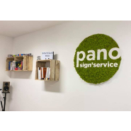 Lettres végétales durables et uniques - Signalétique personnalisée PANO Nice Ouest_5