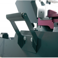 Scie à ruban professionnelle Optimum S 350 DG - 3290350 - grandes capacités de coupe pour métaux - angle de -45° à +60°_5