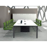 Bureau de direction en mélamine ou verre laqué - Charmant, rigoureux et simple - X8_5