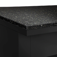 Comptoir caisse TORONTO - L1150 mm - Plan de travail en granit Noir - P900_5