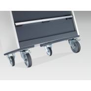 Armoire Roulante Cubio SLR-558-7.1 - 40402021.11V - 7 tiroirs, dessus rebords/tapis, châssis acier renforcé_5