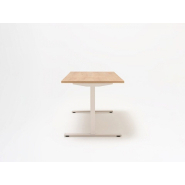 Bureau opératif simple et fonctionnel - OGI T - design élégant et personnalisable avec plateau mélaminé et système de gestion des câbles_5