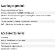 Technic 7500 TA AVR C5 - Groupe électrogène Kohler - Puissance max 6,50 kW - Gamme Technic_5