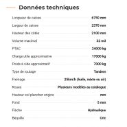 Rollpush 6732 - Benne agricole monocoque Rolland - Fond poussant inclinable et basculant - Volume maxi 32 m3_5