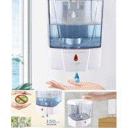 Distributeur de savon et shampoing automatique mural - 600 ml transparent ergonomique avec détecteur de mouvement_5