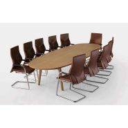 Table haute direction NATURE-BOIS - ébénisterie - 9 essences de bois - formes et dimensions sur-mesure_5