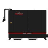 Machine de découpe laser avec armoire électrique intégrée