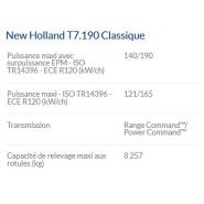 T7.190 Classique - Tracteur agricole New Holland - Puissance 140/190 kW/CH - Moteur NEF SCR ECOBlue™_5