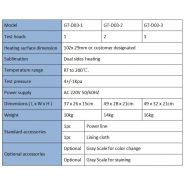 Testeur de brûlure et de sublimation GT-D03 - Gester - Dimensions : 37 x 26 x 15 cm_5