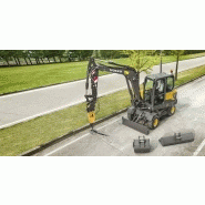 Entretien simplifié de la pelle compacte Volvo EW60E