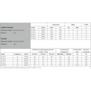 Machine à glace compacte en acier inoxydable pour fabrication en grains