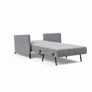 Fauteuil design convertible INNOVATION LIVING - Sofabed Cubed 02 Arms Twist Granite - Lit 200x90cm_5