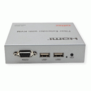 ROLINE Rallonge KVM via fibre optique, HDMI 4K, USB, 20 km_5