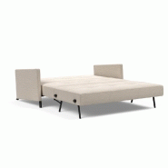 Canapé design convertible Cubed 02 Arms - Innovation Living - Lit 160x200 cm - Tissu Blida Sand Grey_5